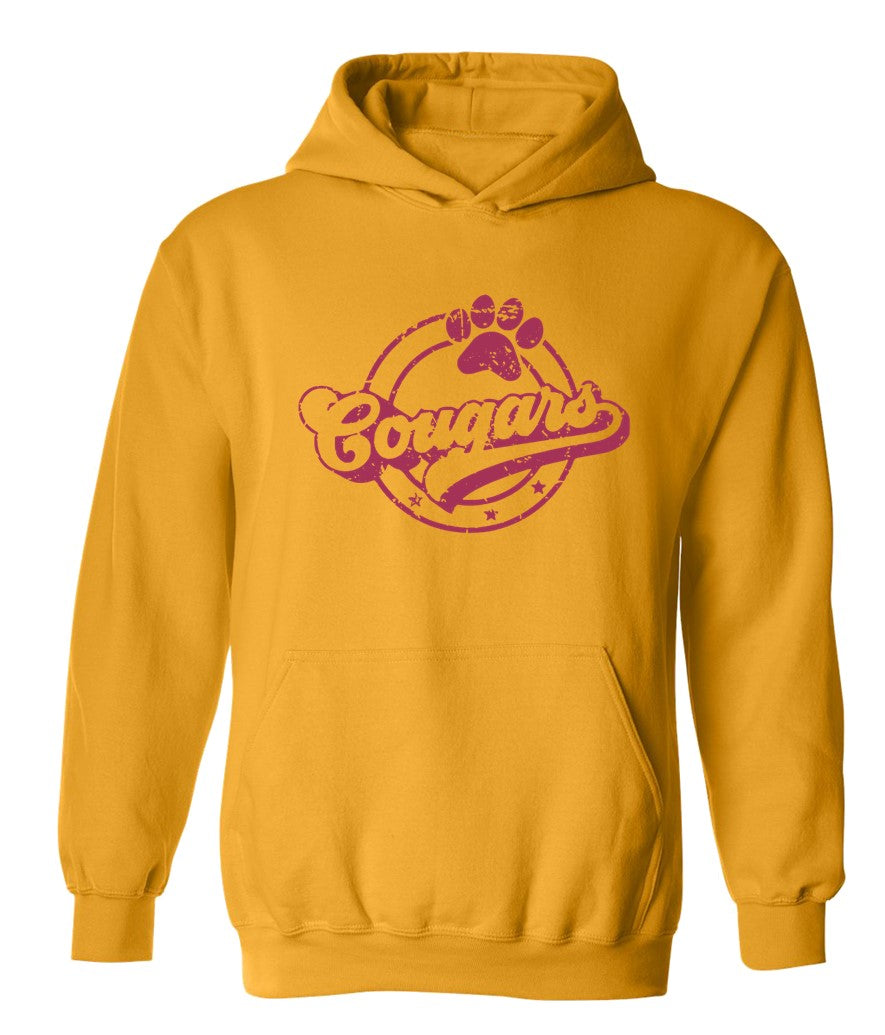 Cougars - on Heather Mustard and Gold - Several Styles to Choose From!