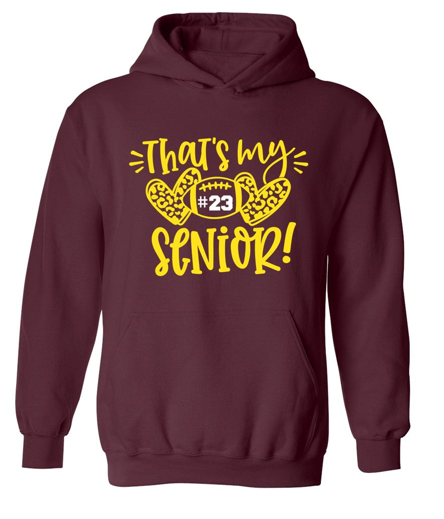 R/W - That's my Senior on Maroon- Several Styles to Choose From!