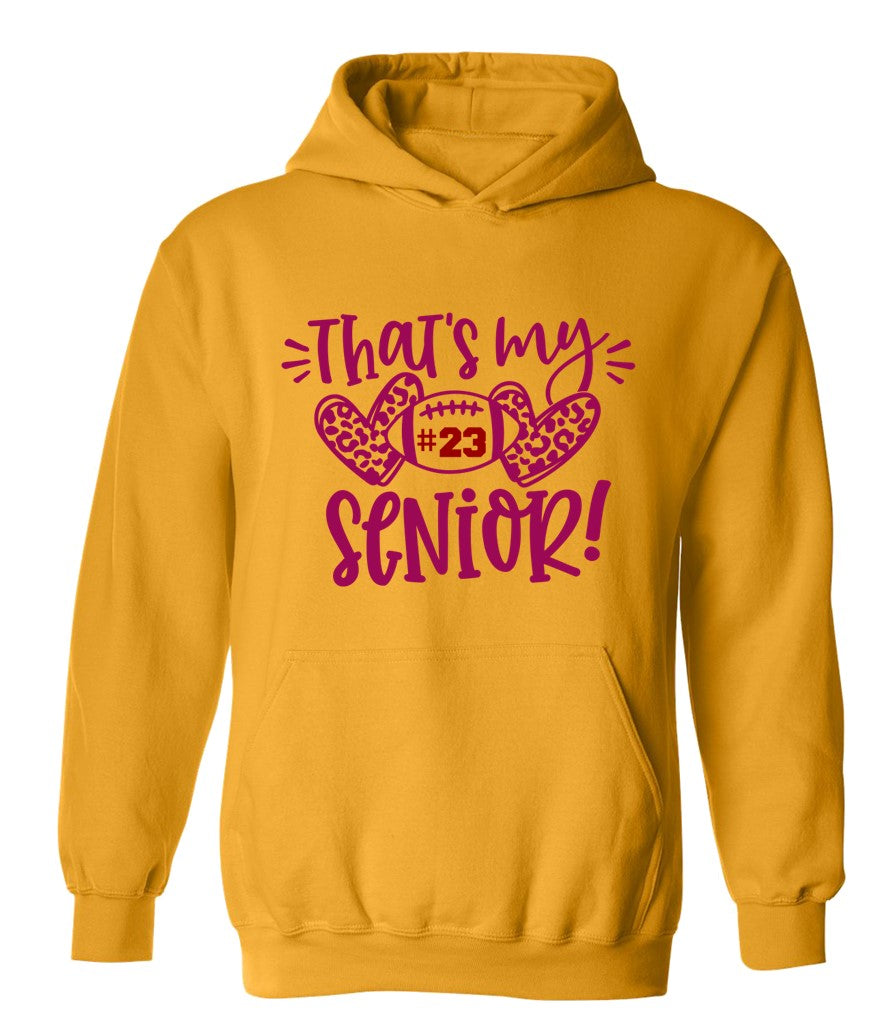 R/W - That's my Senior on Heather Mustard and Gold - Several Styles to Choose From!