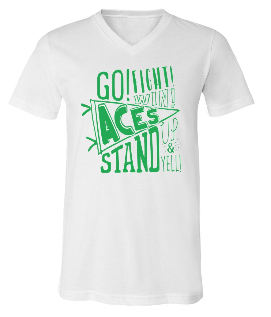 Aces on White - Several Styles to Choose From!