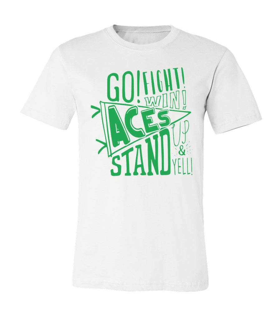 Aces on White - Several Styles to Choose From!