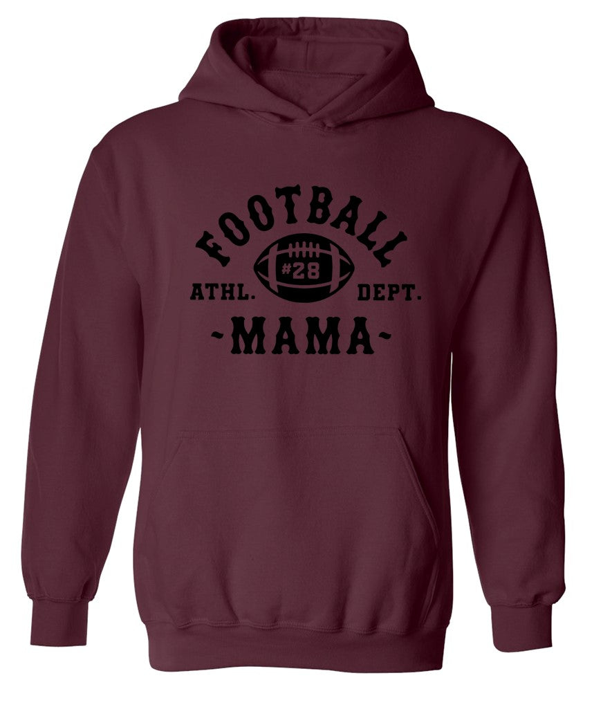 R/W - Football Mama on Maroon- Several Styles to Choose From!