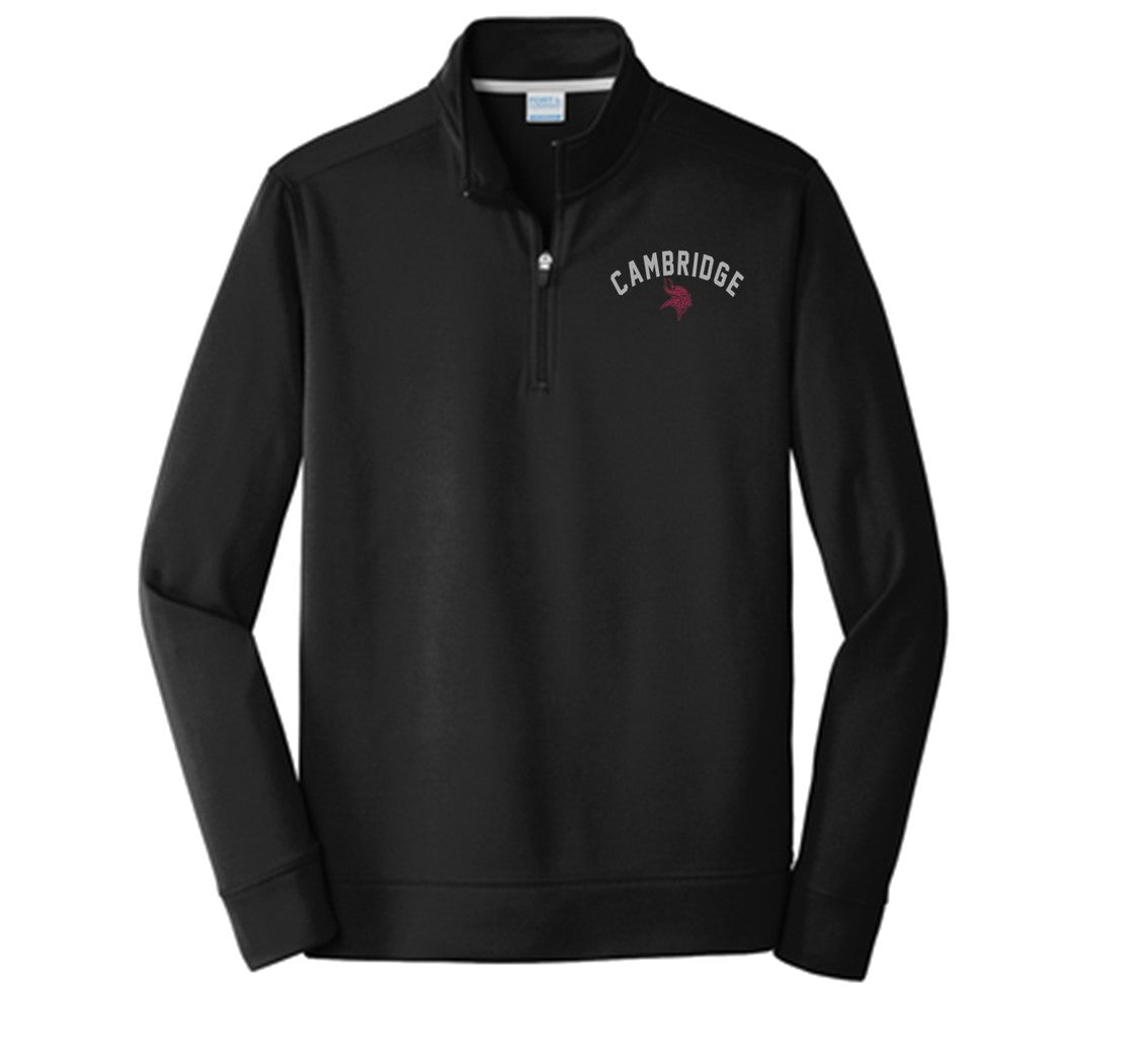 Cambridge - Port & Company - Performance Fleece 1/4 -Zip Pullover - 4 Designs to Choose From!