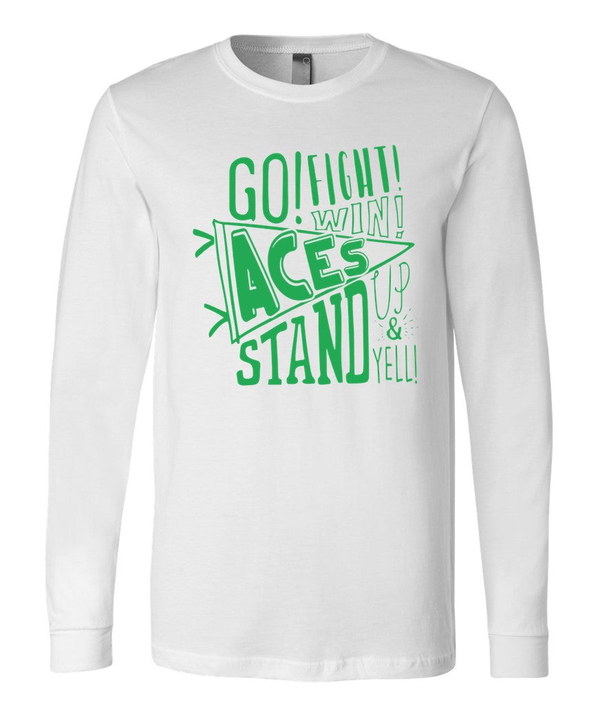Aces on White - Several Styles to Choose From!