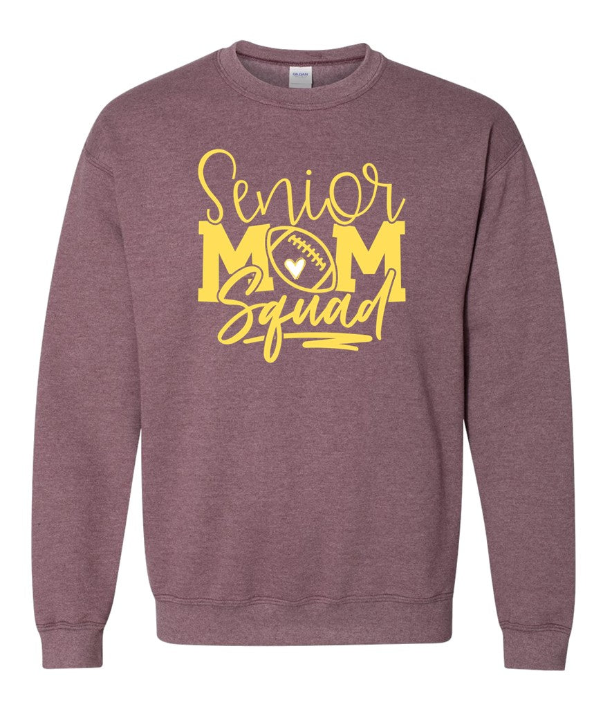 R/W - Senior Squad Mom on Heather Maroon - Several Styles to Choose From!