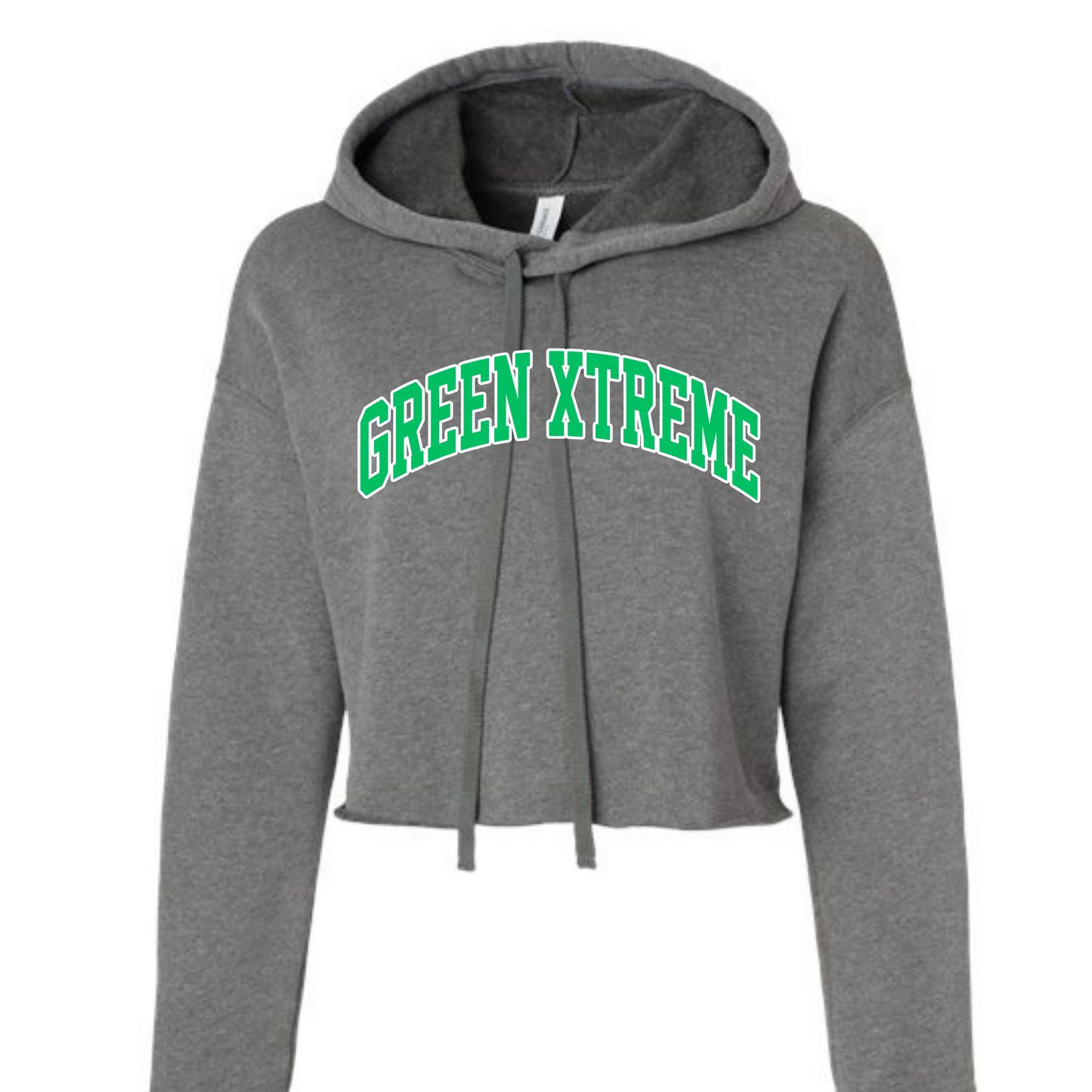 Green Xtreme- Gray Cropped Hoodie- Several Styles to Choose From!