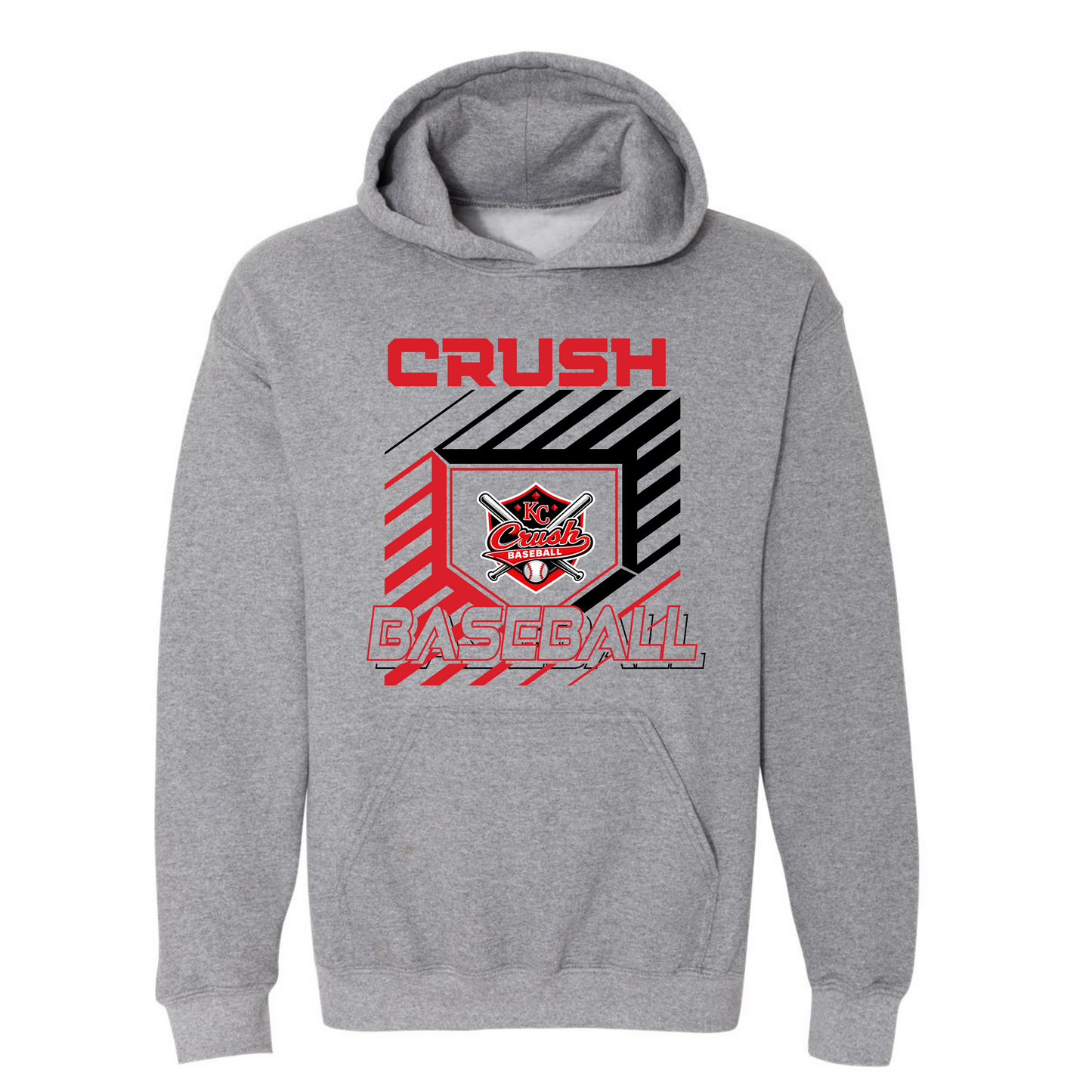 Crush Baseball Graphic on Deep Heather- Several Styles to Choose From!