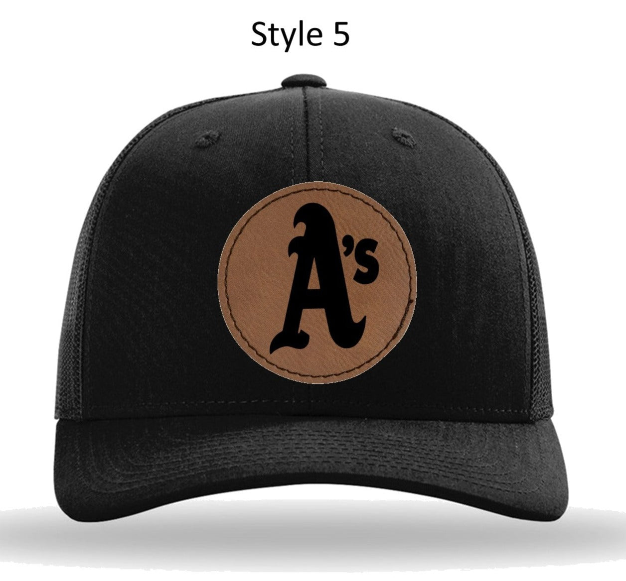 Kewanee A's - Richardson 112 Hats with Circle Patch on Front