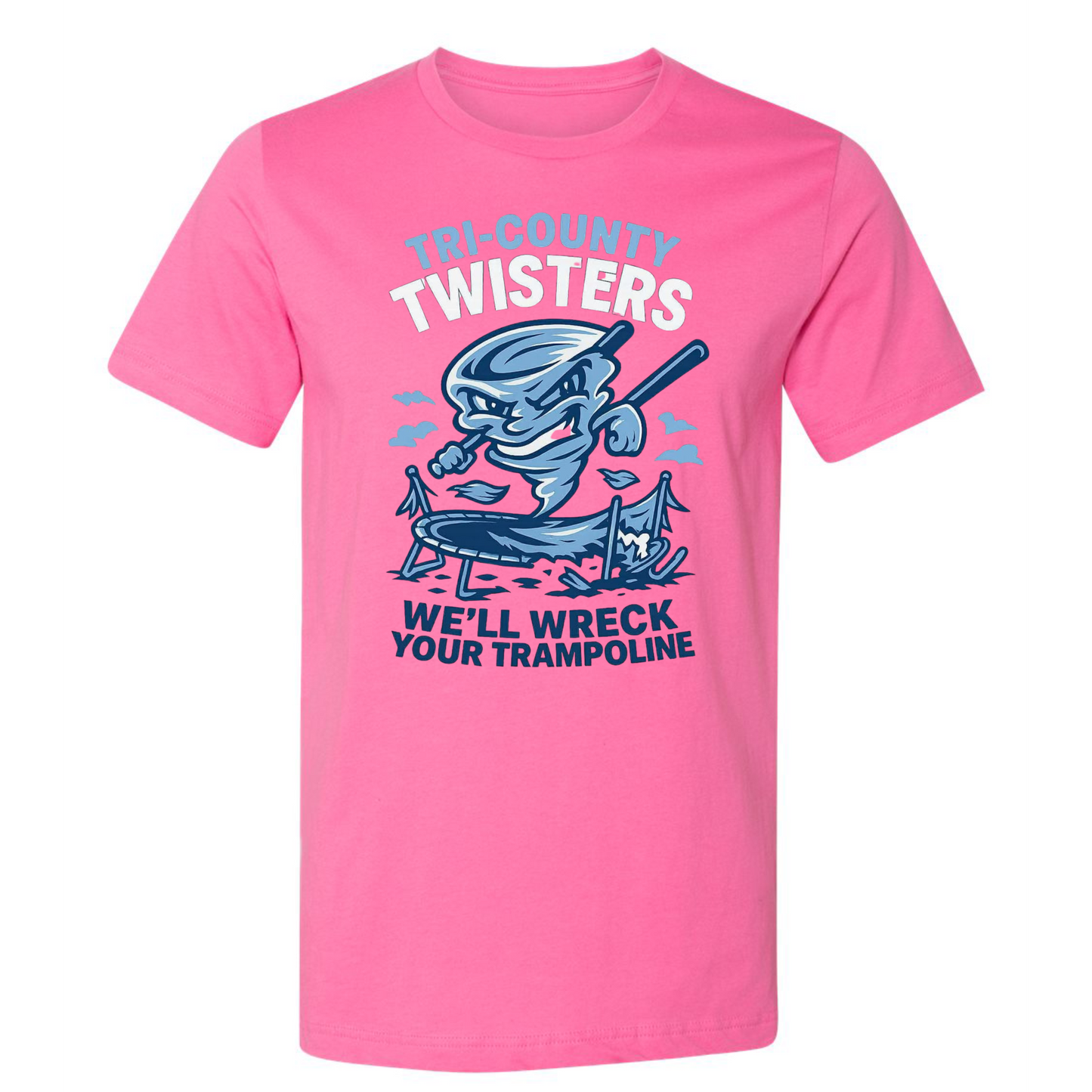 Twisters Trampoline on Pink- Several Styles to Choose From!