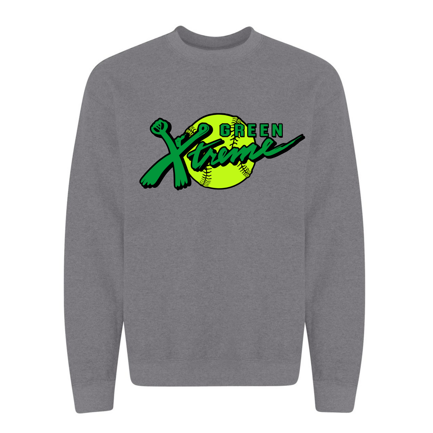 Green Xtreme Logo on Deep Heather Gray- Several Styles to Choose From!