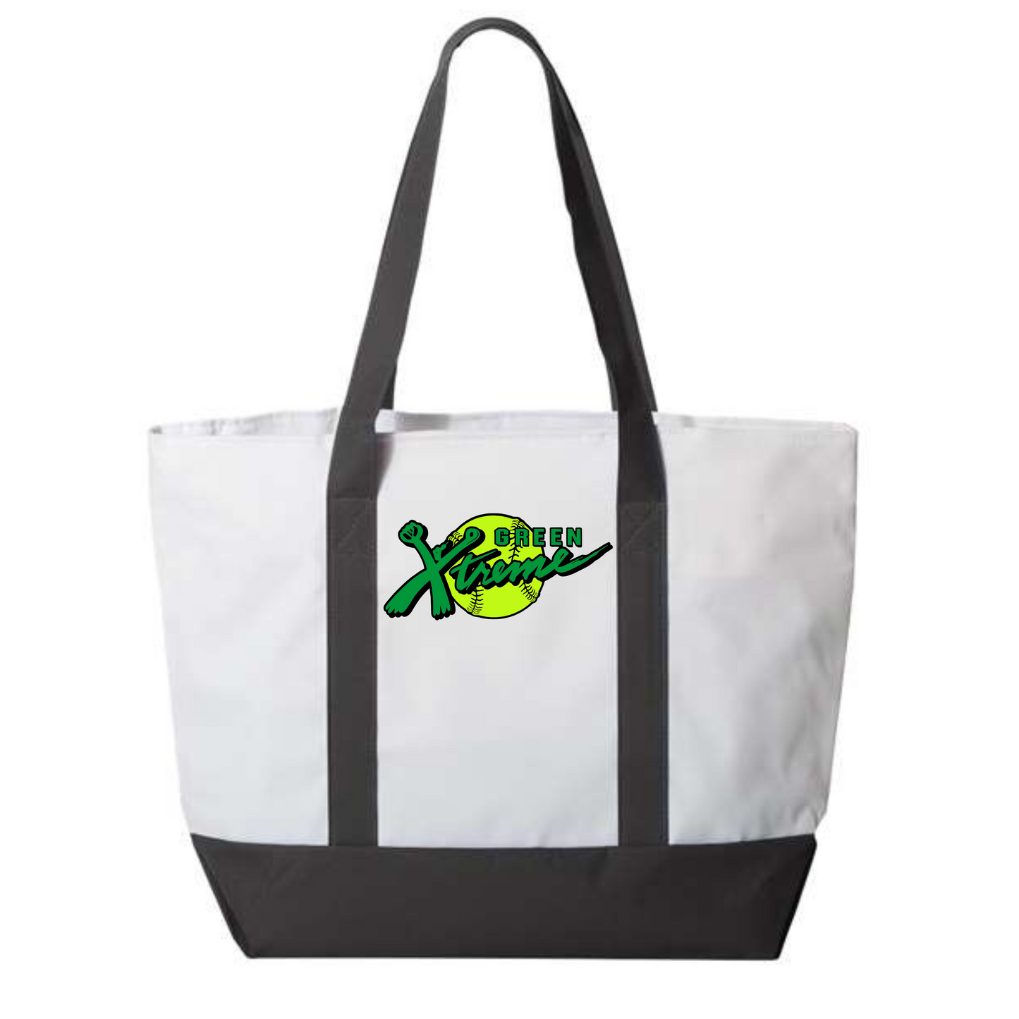 Green Xtreme Logo on Large Tote