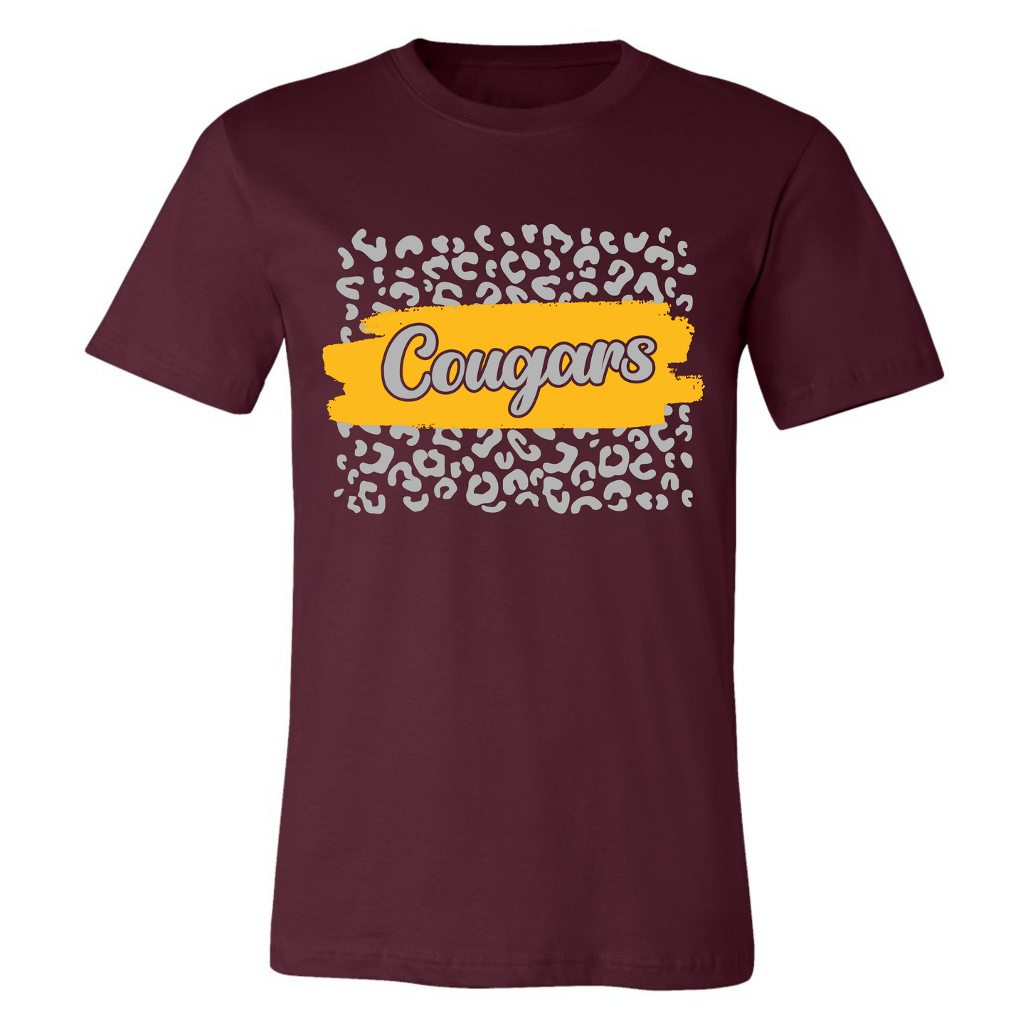 Cougars Paint on Maroon- Several Styles to Choose From!