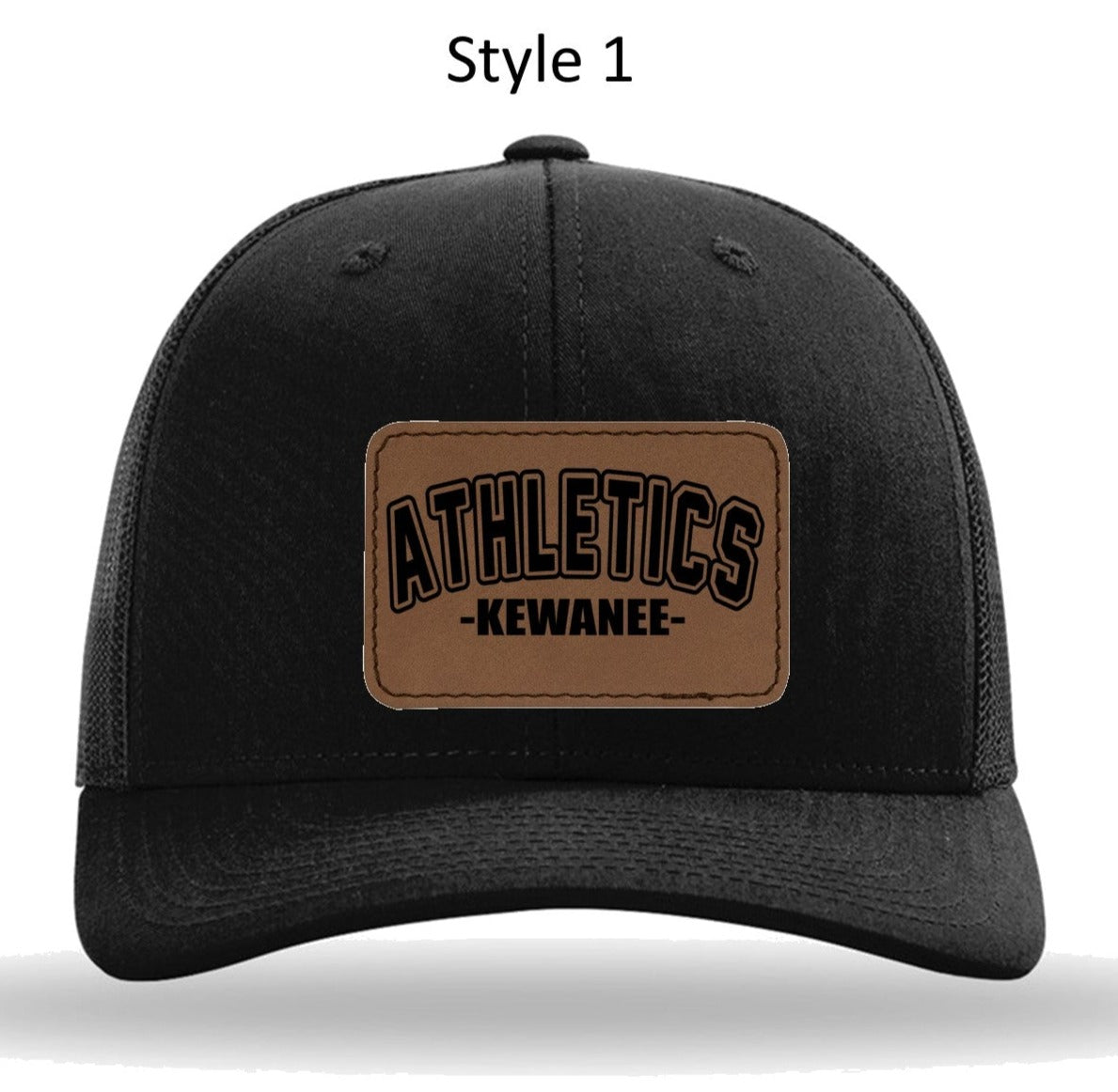 Kewanee A's - Richardson 112 Hats with Rectangle Patch on Front