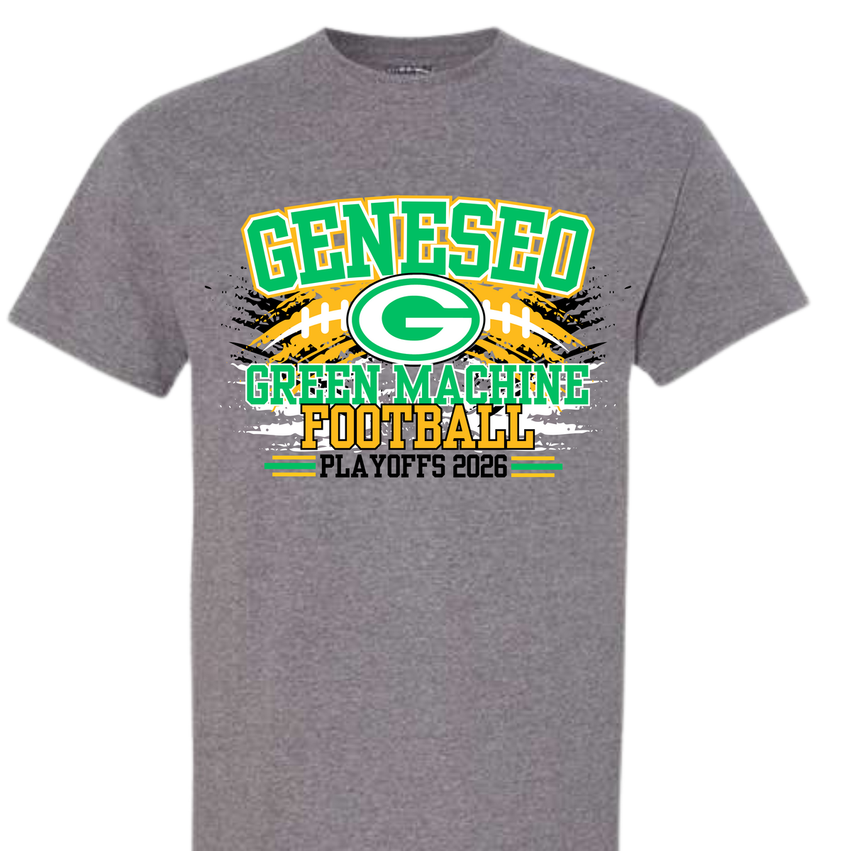 Geneseo Green Machine Playoffs on Deep Heather- Several Styles to Choose From!