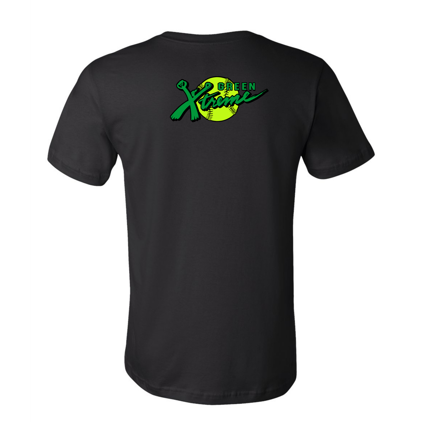 Softball Mama (Front Print) with GX Logo (Back Print) on Black- Several Styles to Choose From!