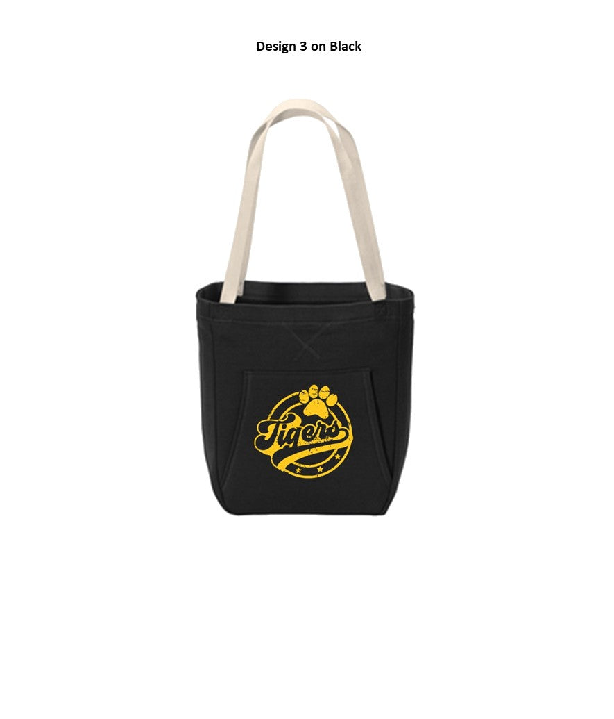 Core Fleece Sweatshirt Tote - Black - Several Designs to Choose From!