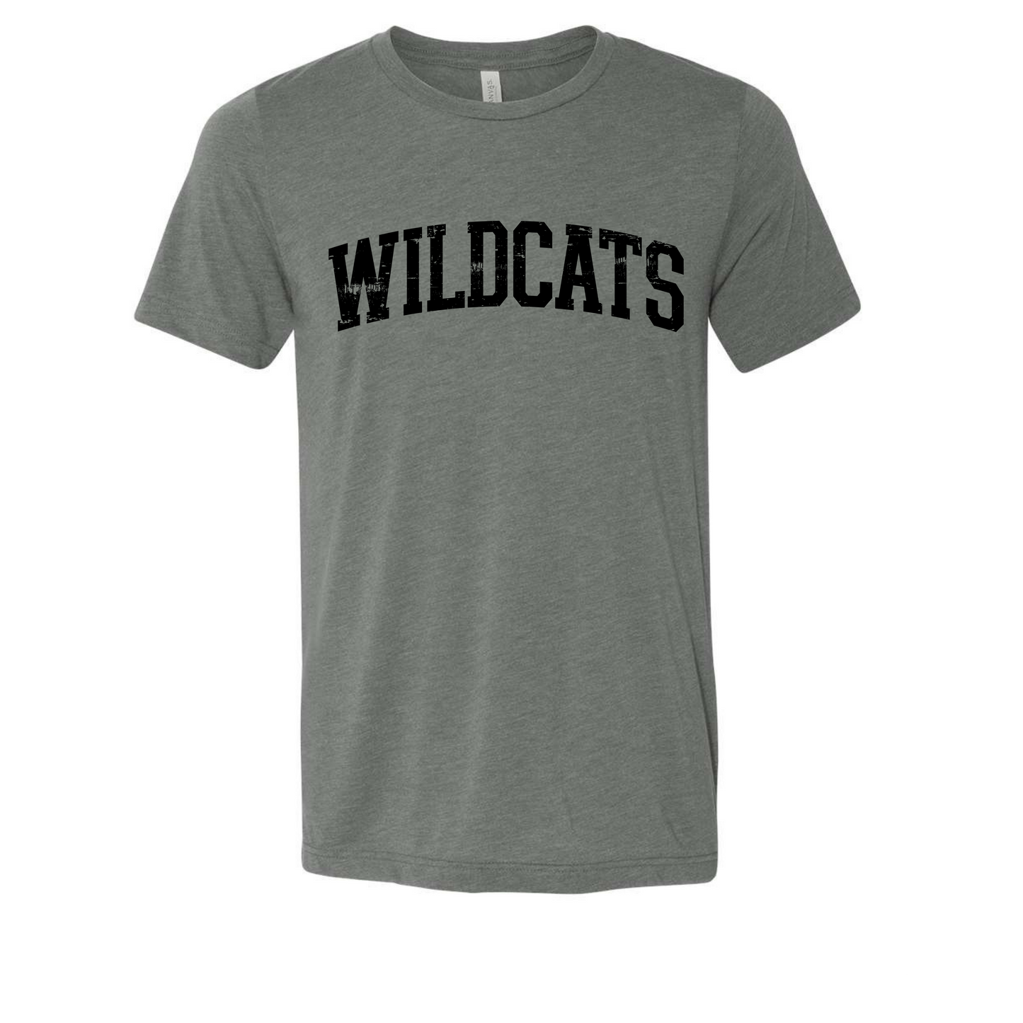 Wildcats Distressed on Gray- Several Styles to Choose From!