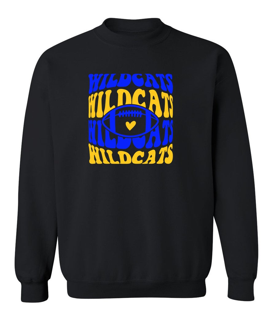 Galva Wildcats Football on Black - Several Styles to Choose From!