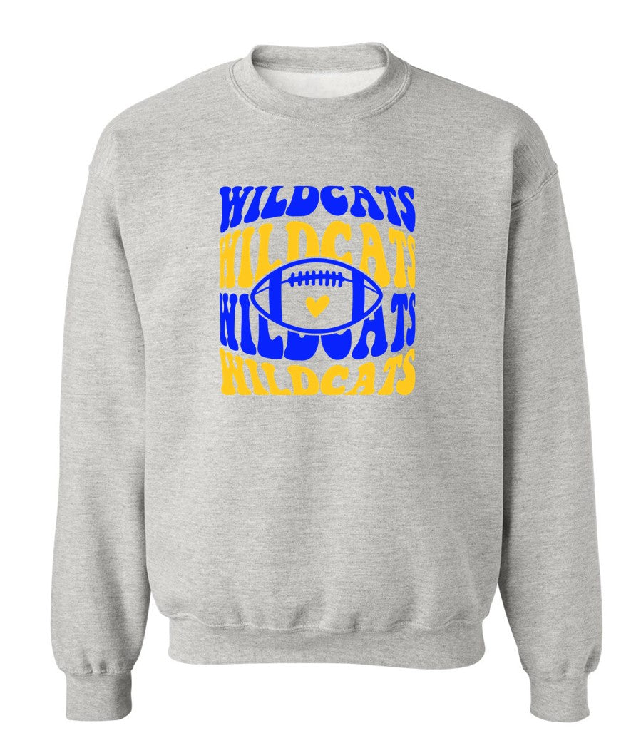 Galva Wildcats Football on Grey - Several Styles to Choose From!
