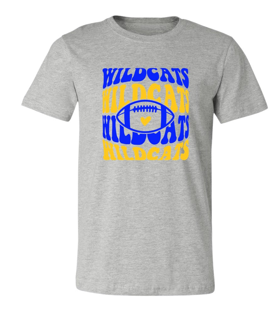 Galva Wildcats Football on Grey - Several Styles to Choose From!