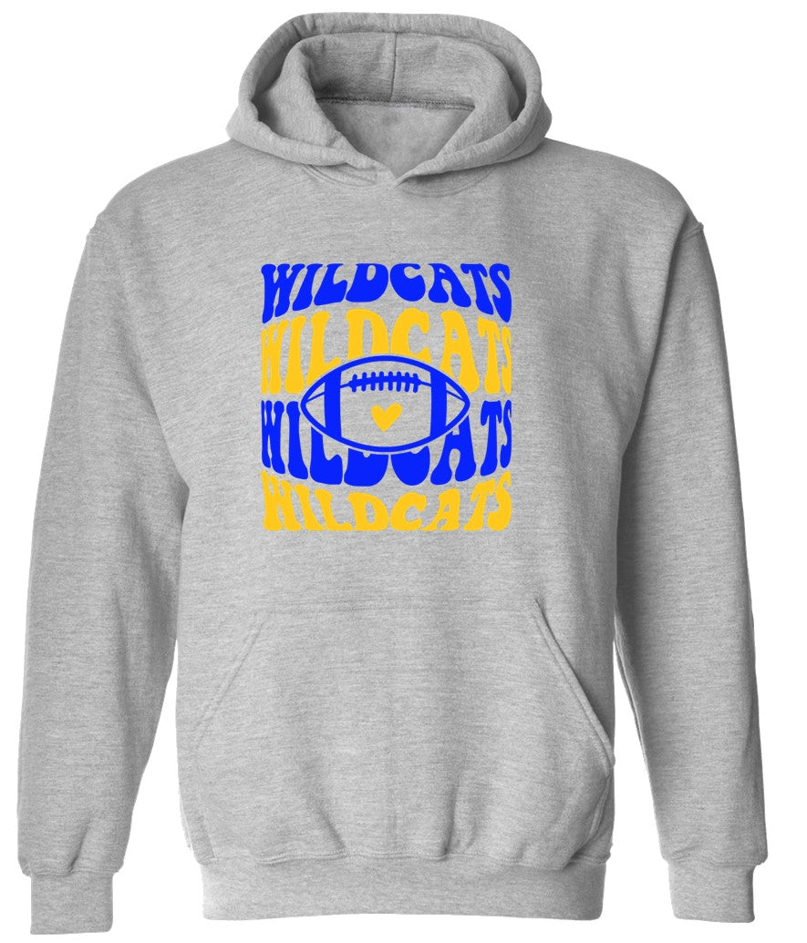 Galva Wildcats Football on Grey - Several Styles to Choose From!