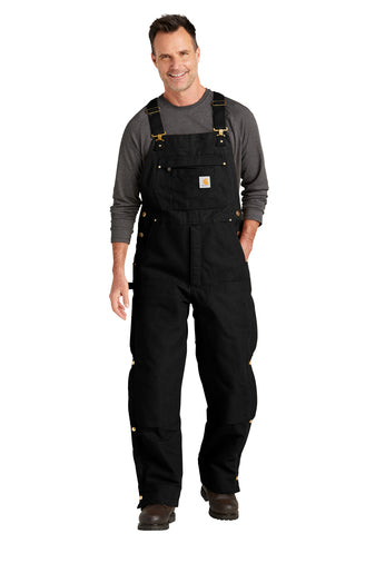 Carhartt® Short Firm Duck Insulated Bib Overalls