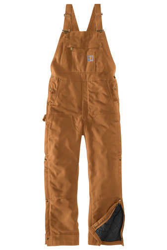 Carhartt® Short Firm Duck Insulated Bib Overalls