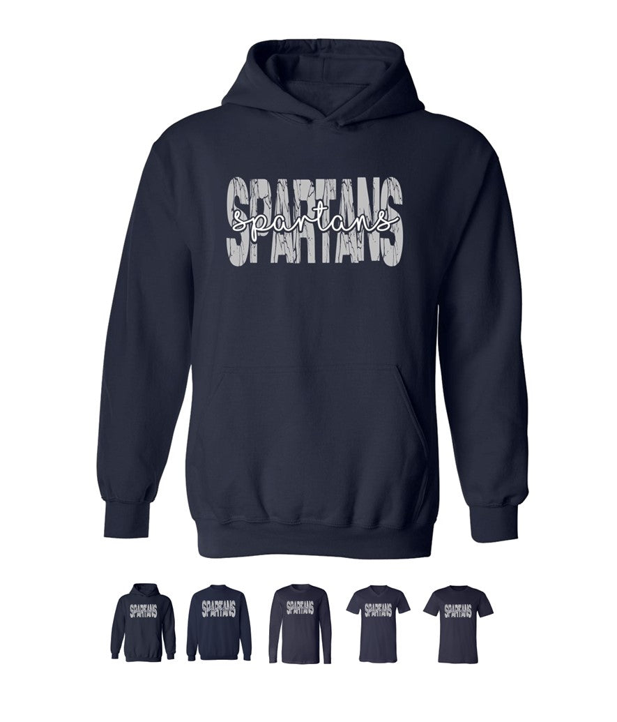 Spartans on Navy - Several Styles to Choose From!