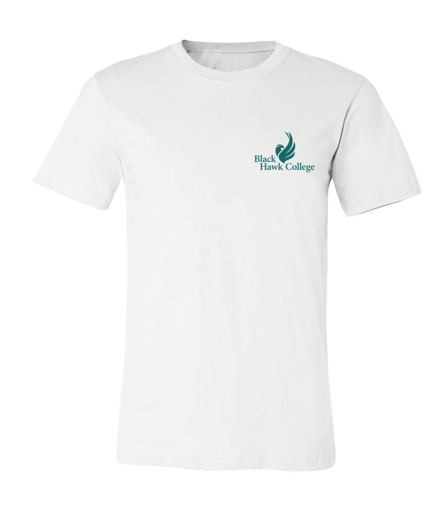 Black Hawk Pocket Logo on White - Several Styles to Choose From!
