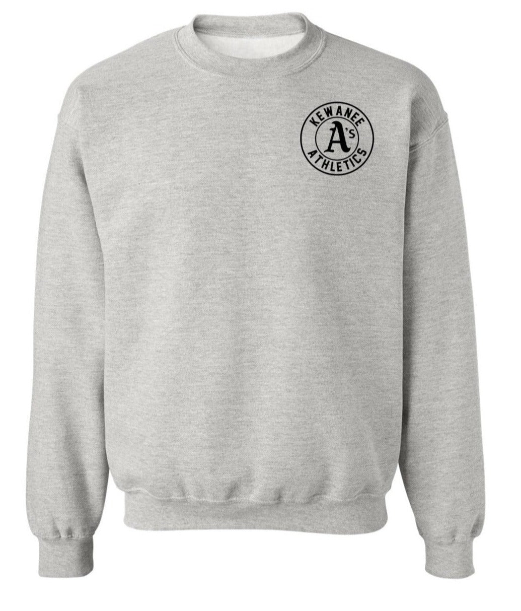 Kewanee A's - Crew Sweatshirt