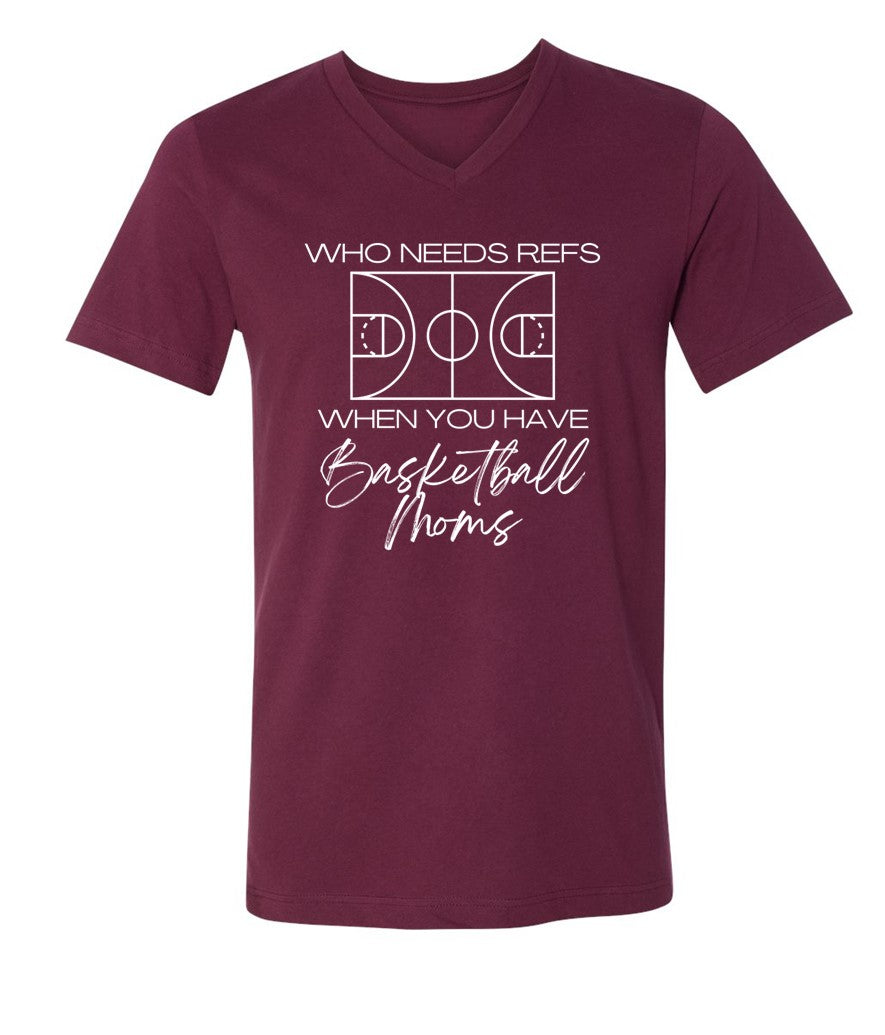 Mom Ref in white on Maroon- Several Styles to Choose From!