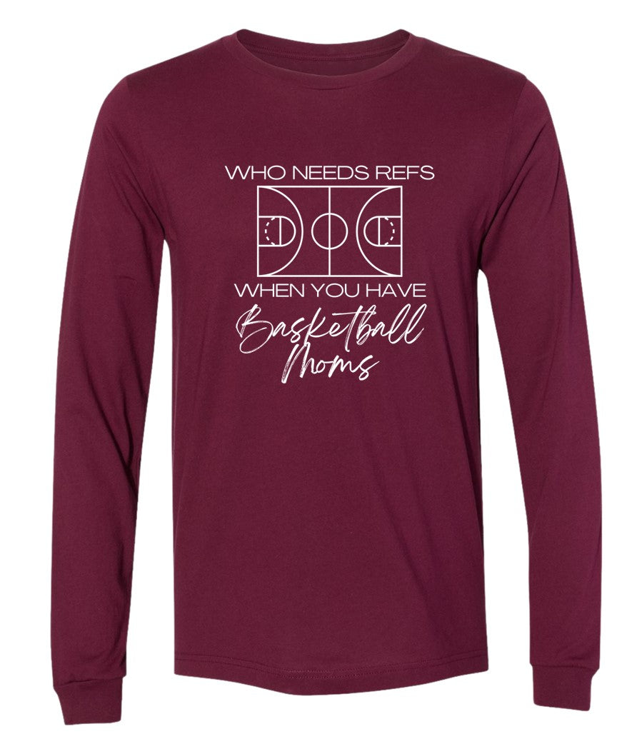 Mom Ref in white on Maroon- Several Styles to Choose From!