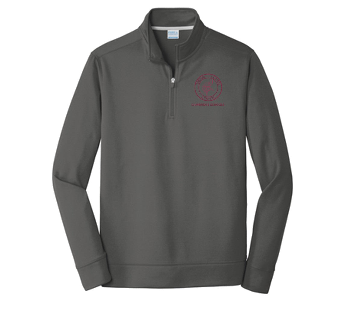 Cambridge - (Dream - Learn - Achieve) - Port & Company - Performance Fleece 1/4 -Zip Pullover - 2 Designs to Choose From!
