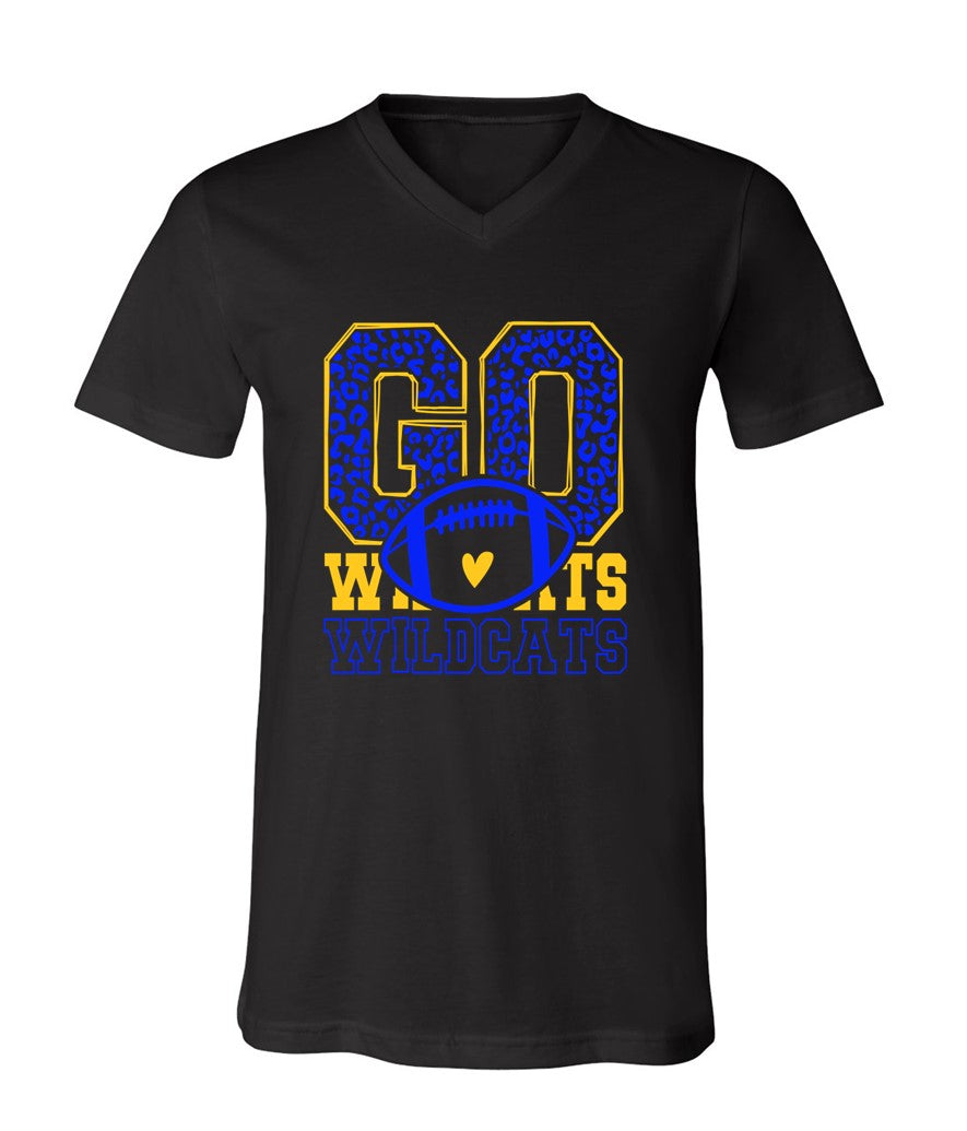 Galva Wildcats Football on Black - Several Styles to Choose From!