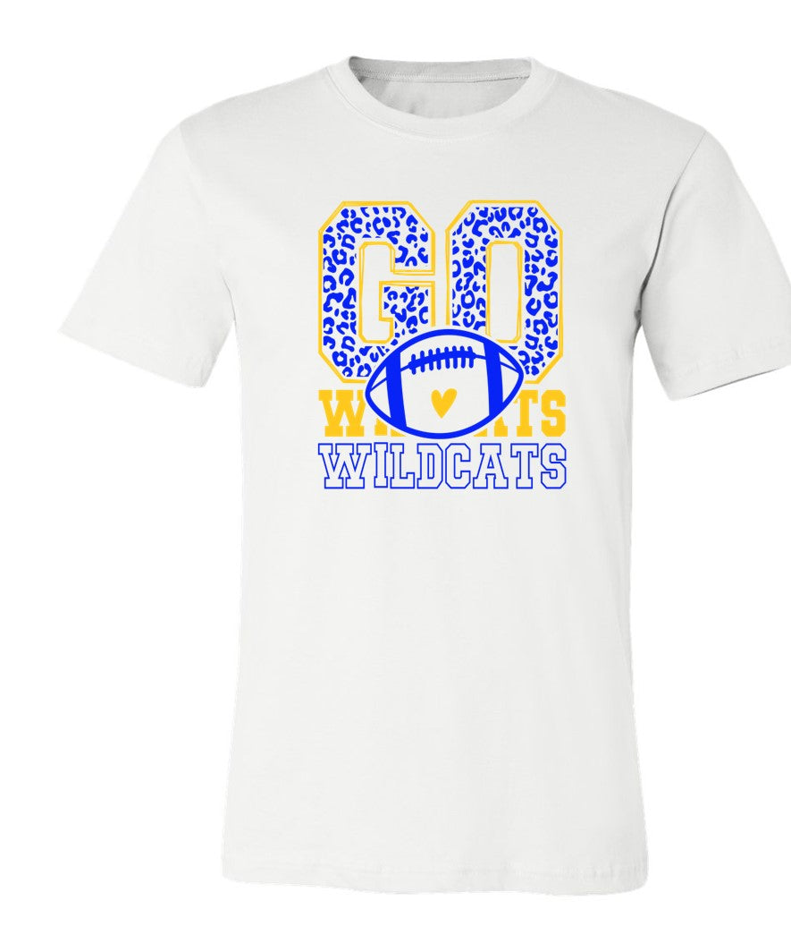 Galva Wildcats Football on White - Several Styles to Choose From!