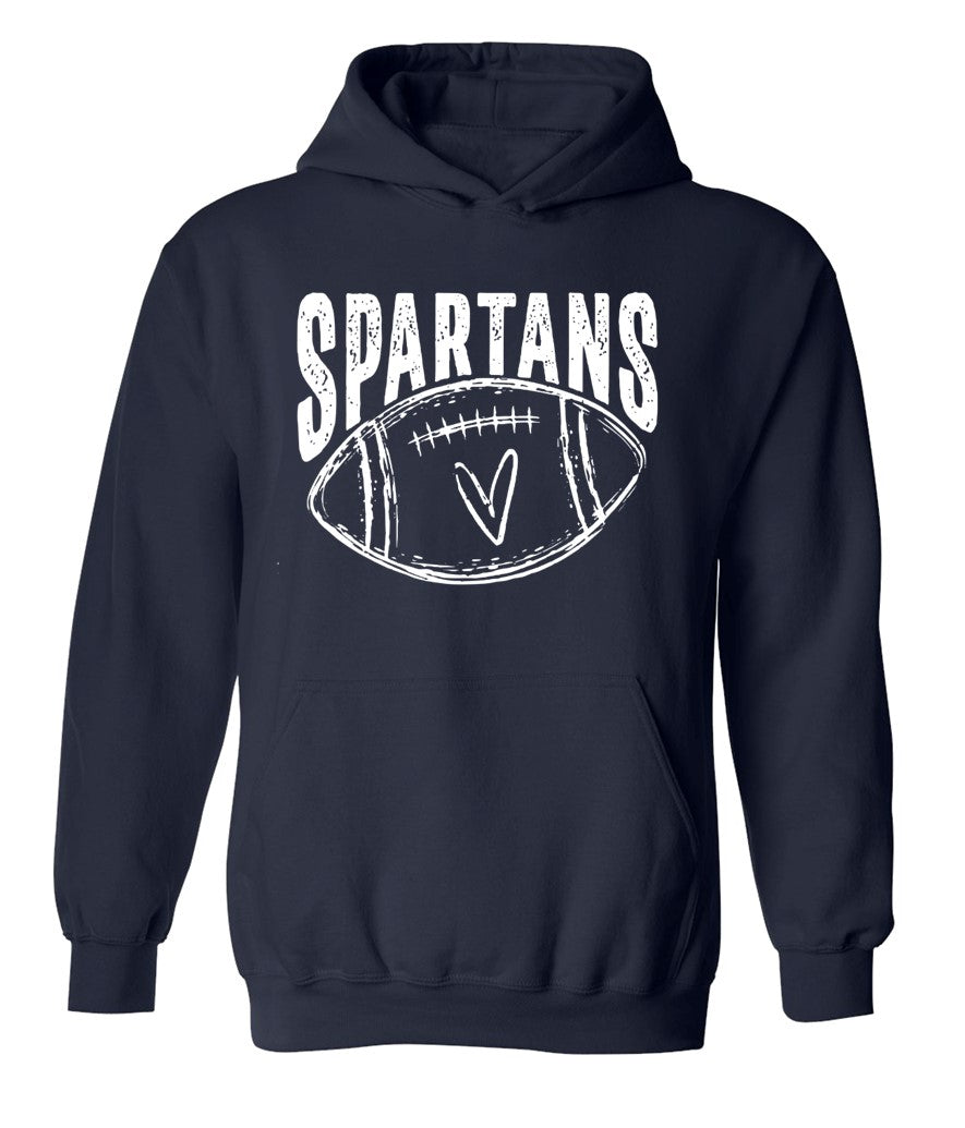 Spartans Football on Navy - Several Styles to Choose From!