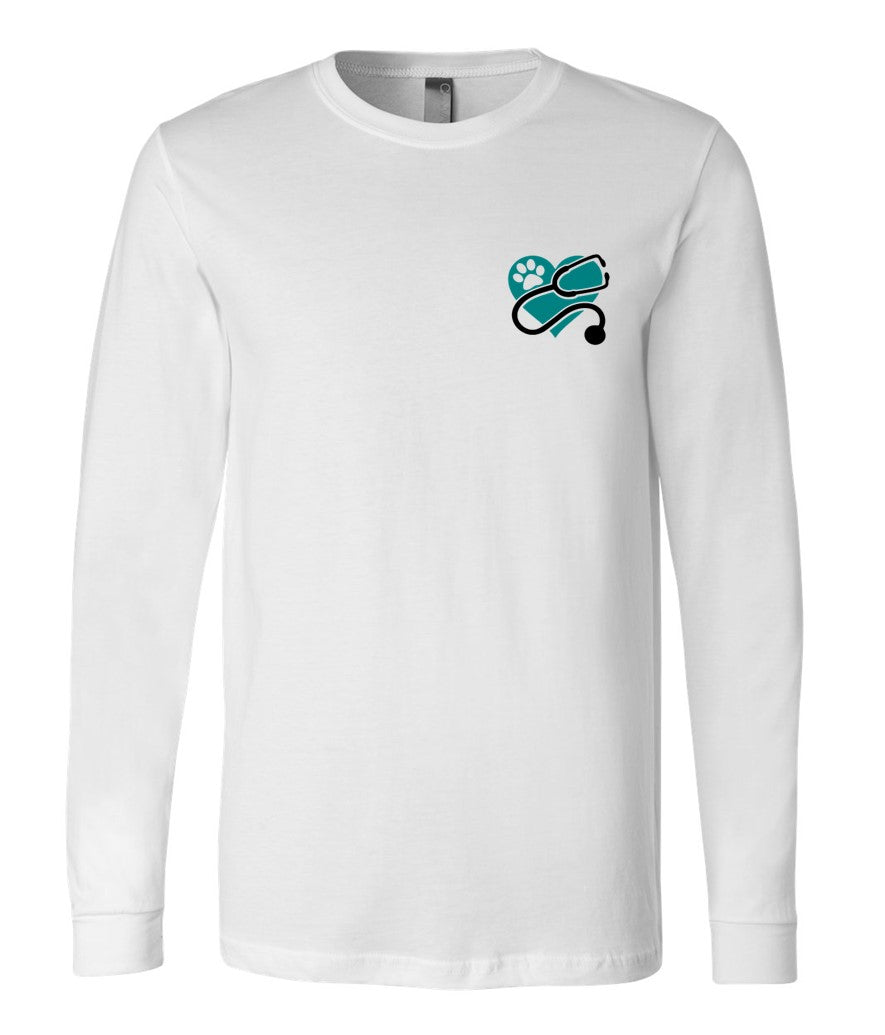 Black Hawk - Heart - Pocket Logo on White - Several Styles to Choose From!