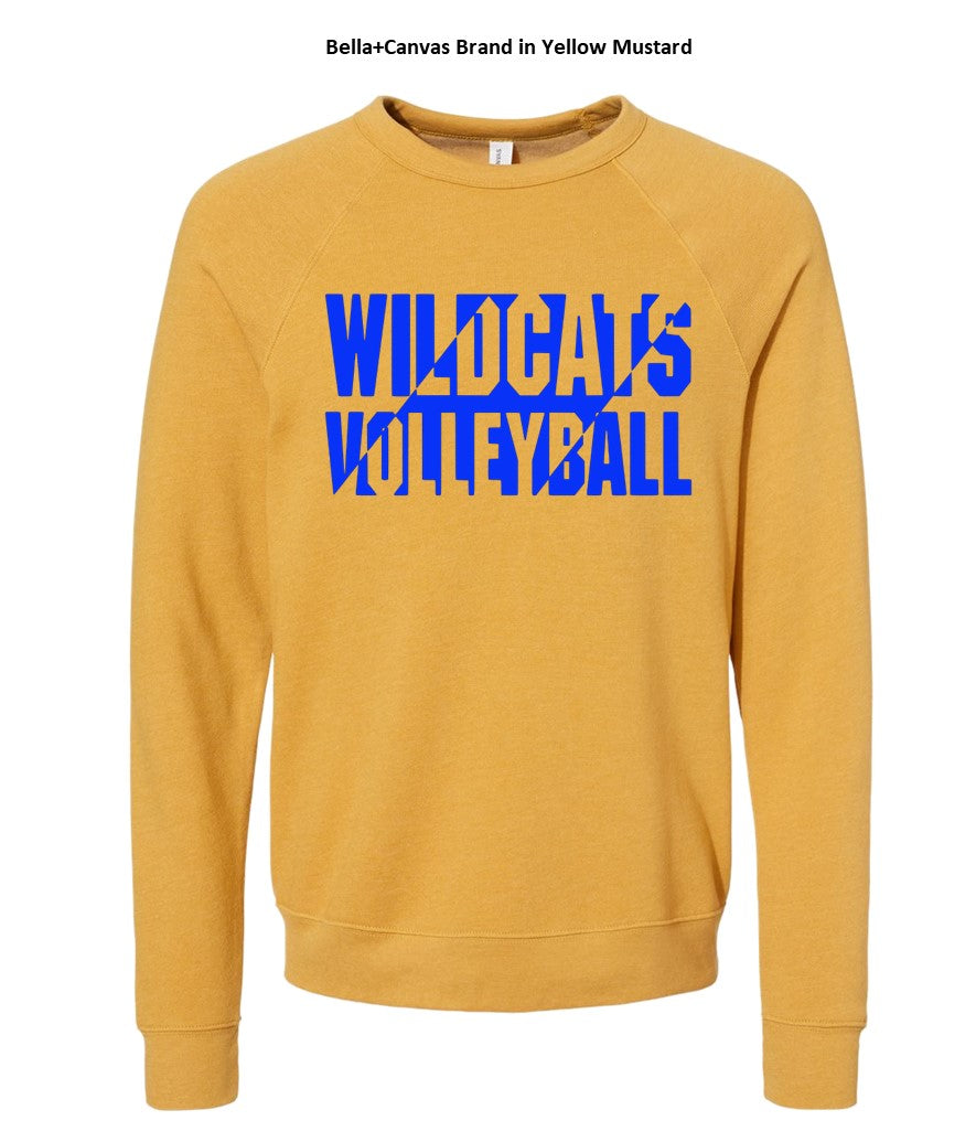 Galva Wildcats Volleyball on a variety of Yellows! - Several Styles to Choose From!
