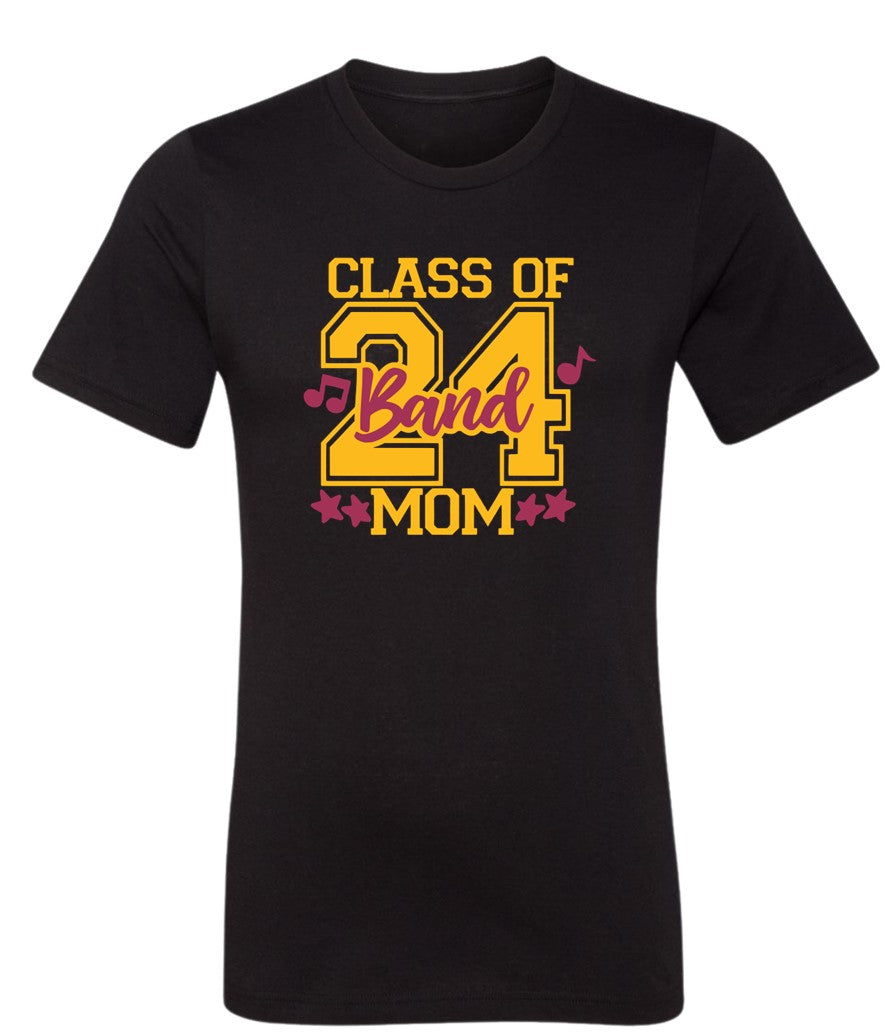 R/W - Band Mom on Black - Several Styles to Choose From!