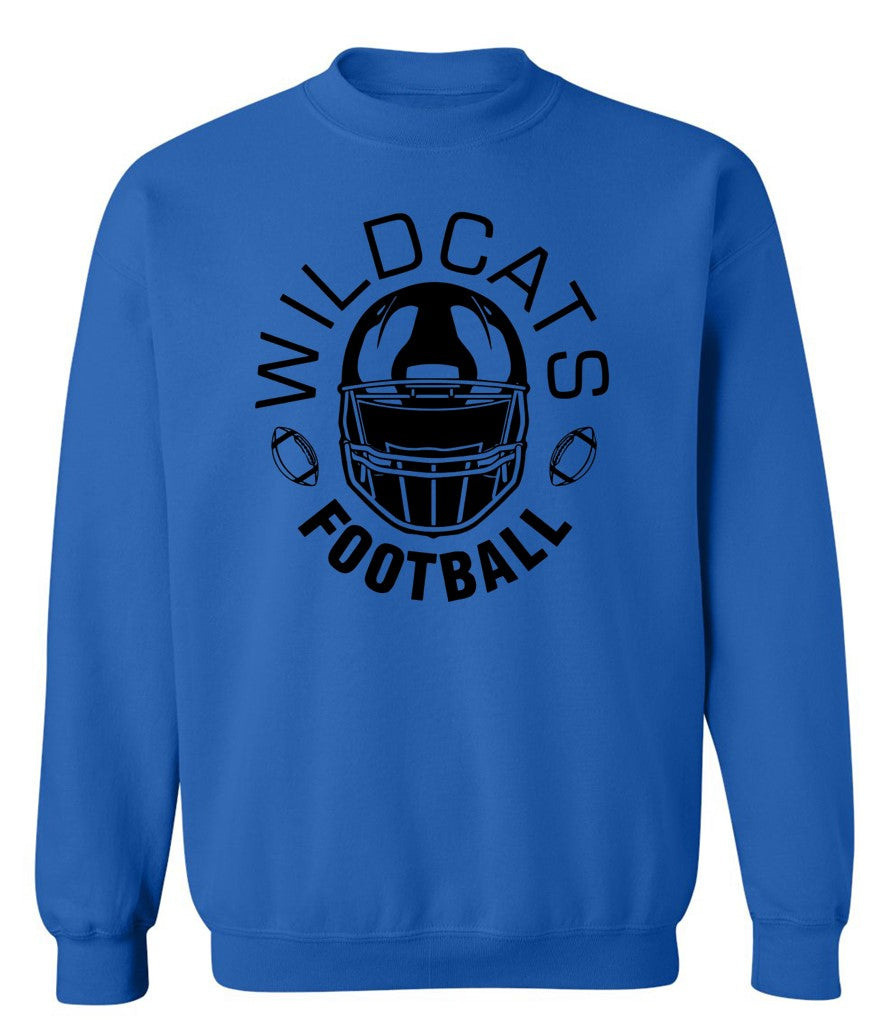 Galva Wildcats Football on Blue - Several Styles to Choose From!