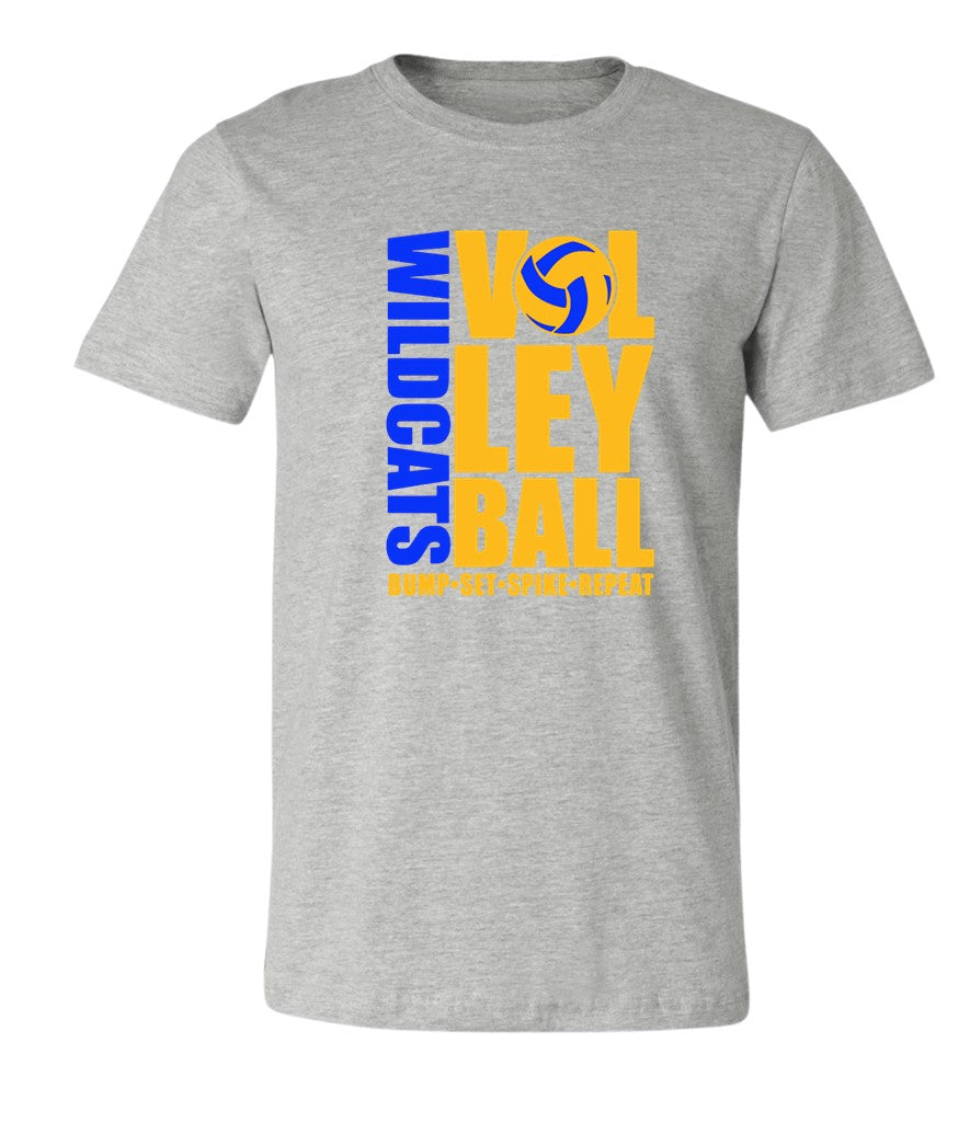 Galva Wildcats Volleyball on Grey - Several Styles to Choose From!