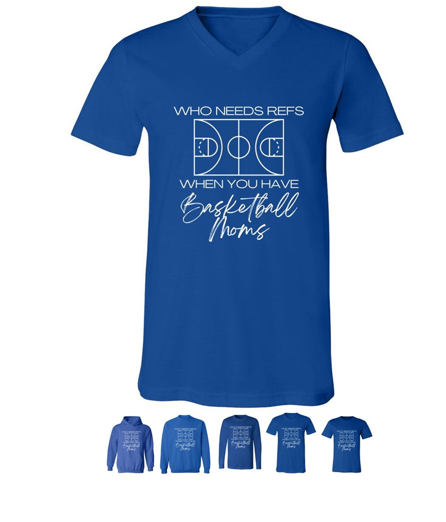 Mom Ref in white on Royal Blue - Several Styles to Choose From!