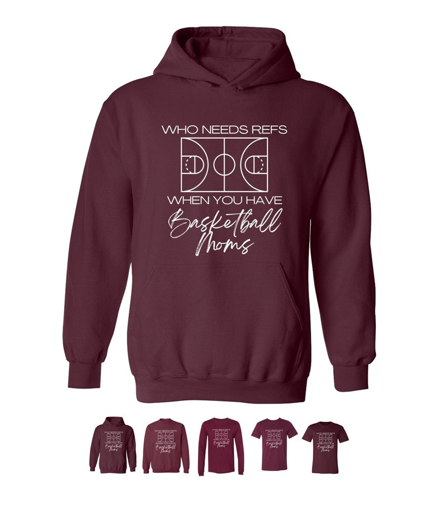 Mom Ref in white on Maroon- Several Styles to Choose From!