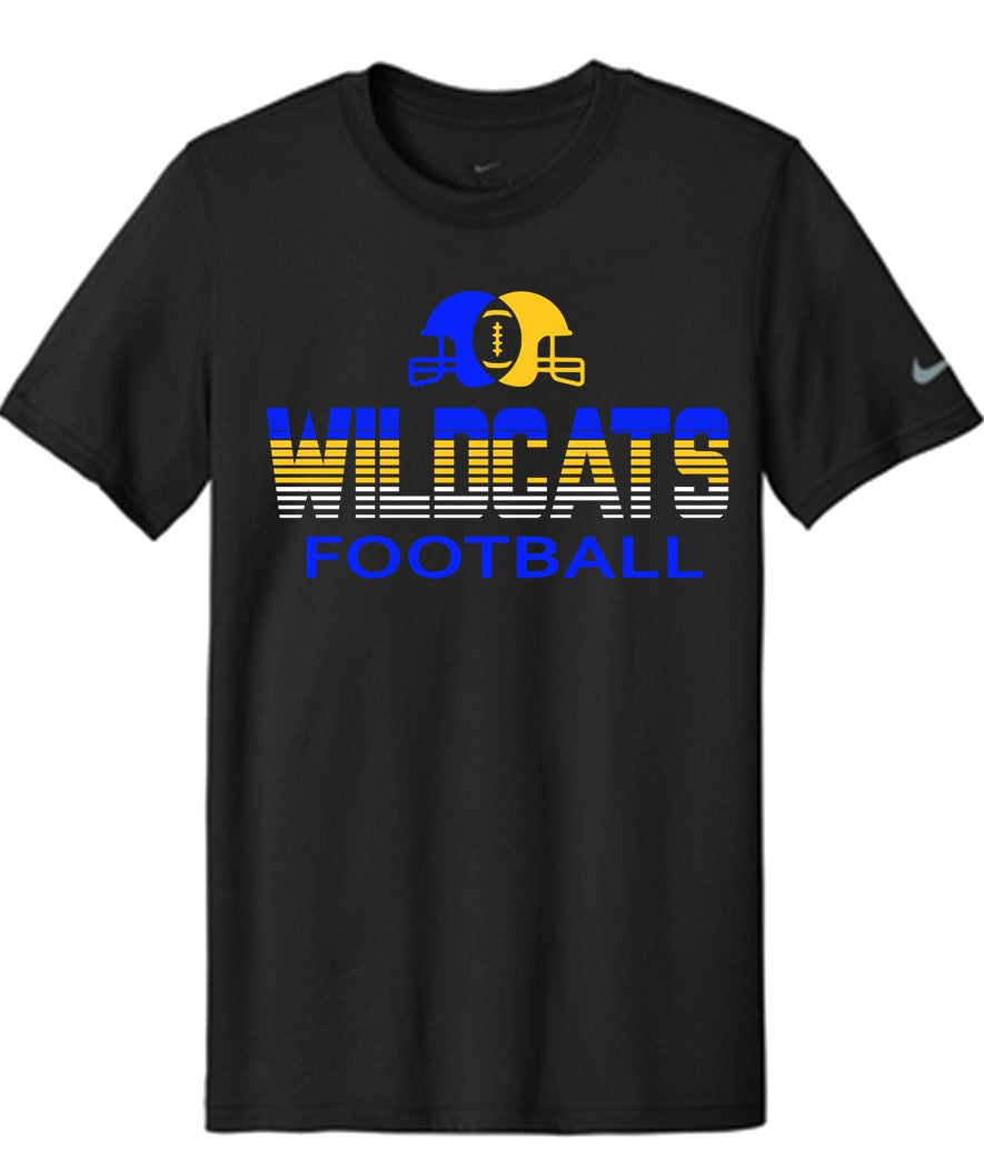 Galva Wildcats Football - Nike Swoosh Sleeve rLegend Tee
