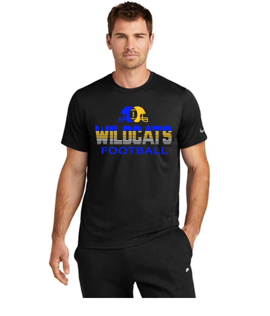 Galva Wildcats Football - Nike Swoosh Sleeve rLegend Tee
