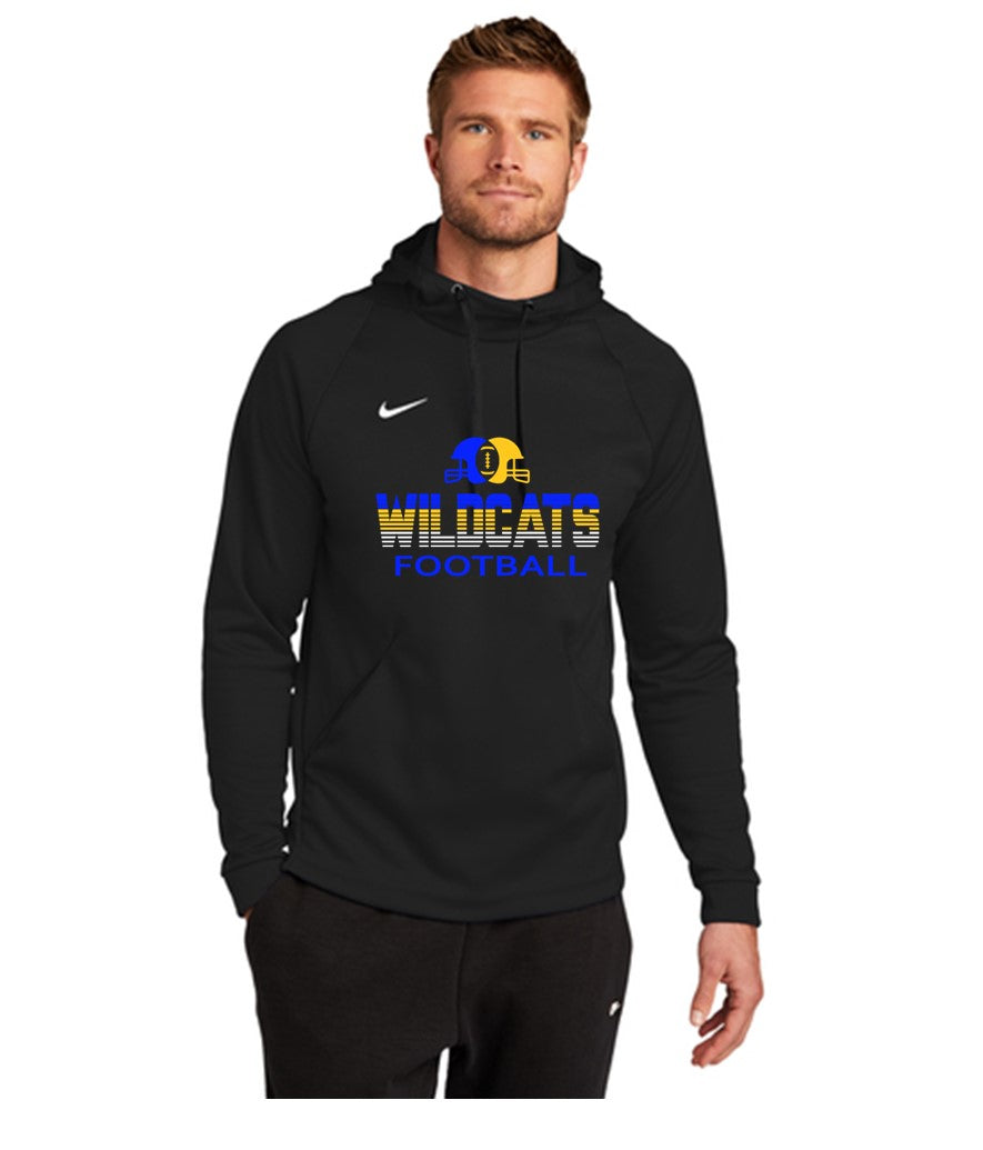 Galva Wildcats Football - Nike Therma-FIT Pullover Fleece Hoodie