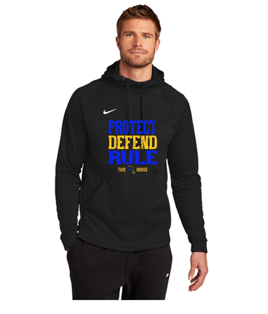 Galva Wildcats Football - Nike Therma-FIT Pullover Fleece Hoodie