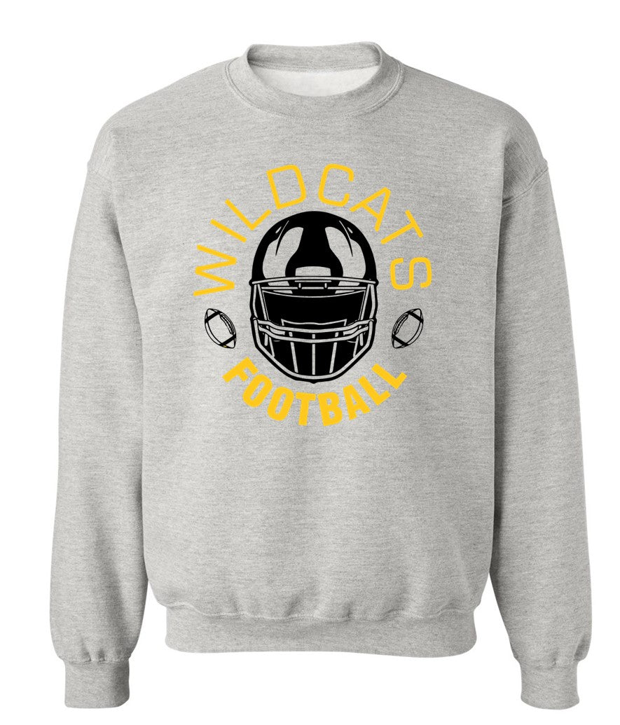 Galva Wildcats Football on Grey - Several Styles to Choose From!