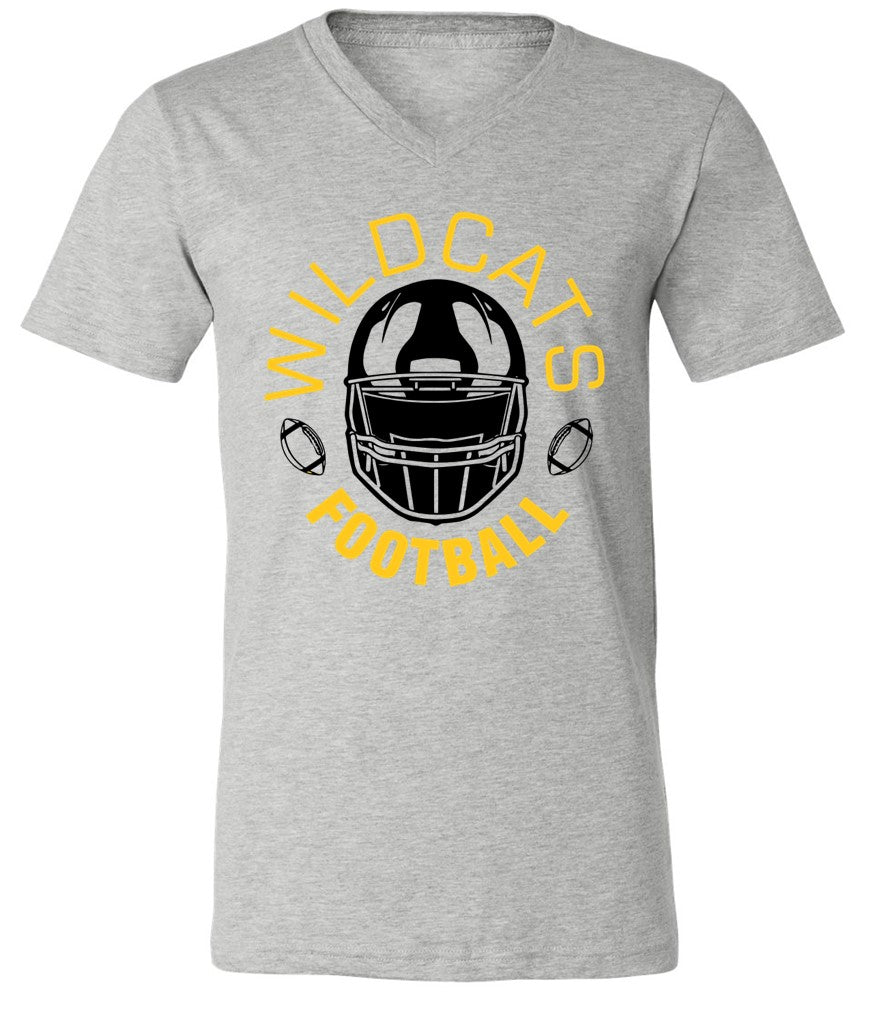 Galva Wildcats Football on Grey - Several Styles to Choose From!