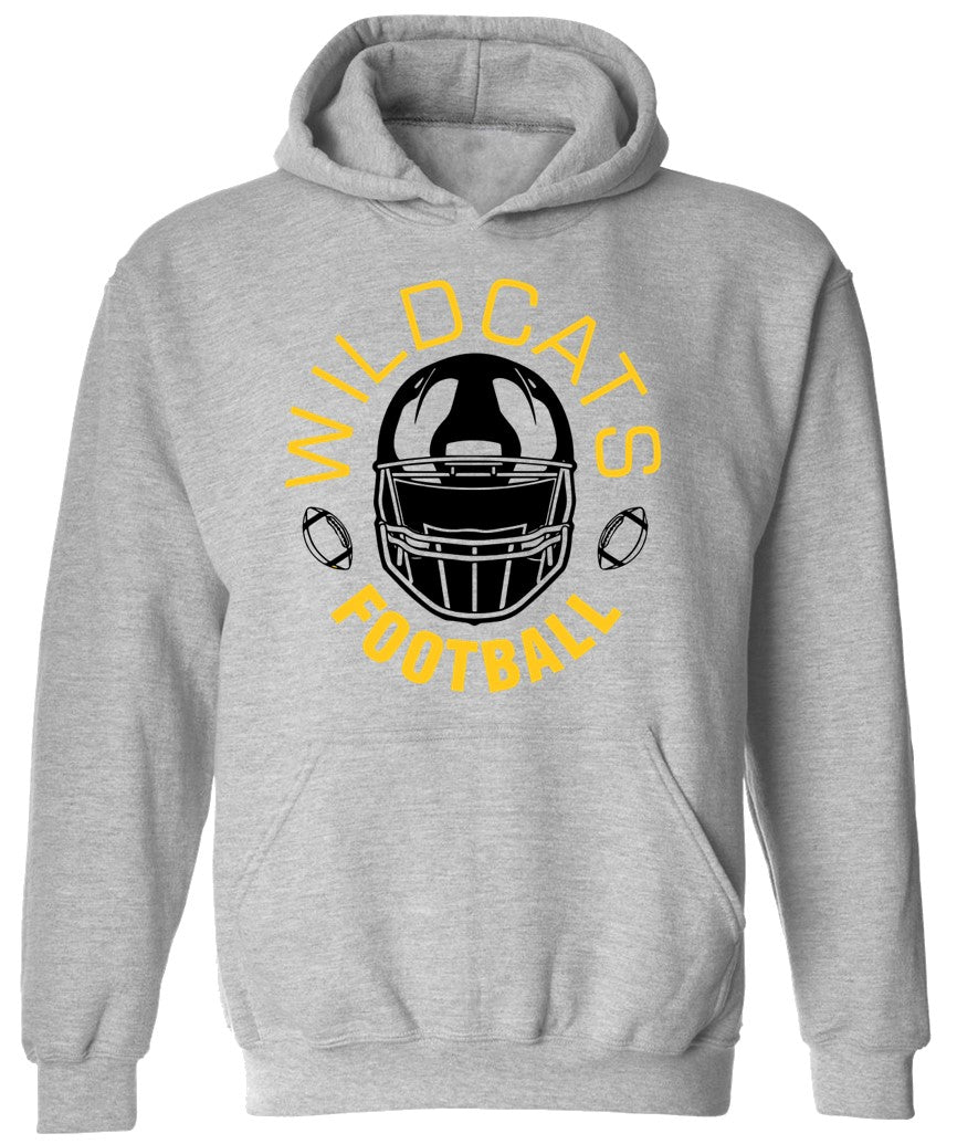 Galva Wildcats Football on Grey - Several Styles to Choose From!
